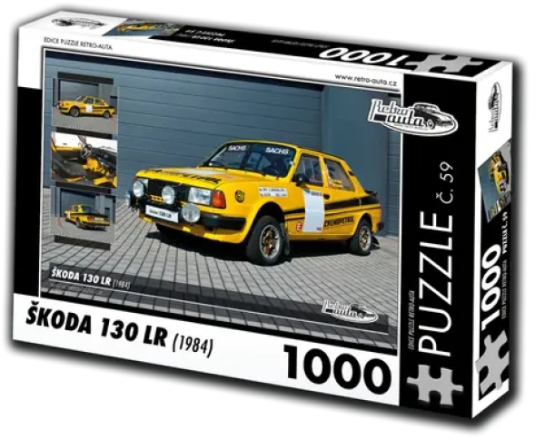 RETRO-AUTA Puzzle č. 59 Škoda 130 LR (1984)