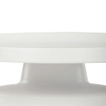 Konferenční stolek 69x69x43cm, kov, bílá, CT-F4114 WT