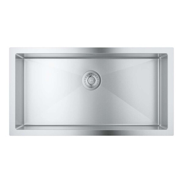 GROHE - Dřez K700 s odtokem, 86x46 cm, kartáčovaná nerez 31580SD1