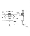 GROHE - Splachovací WC nádržka 38579000