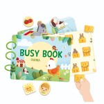 Janod Farma Busy Book interaktivní kniha s aktivitami a abecedou