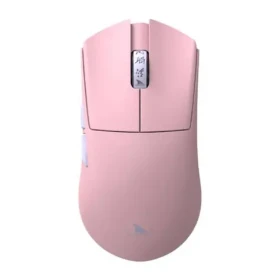 Darmoshark M3s PRO růžová / Herní bezdrátová myš / 26000DPI / 8 tlačítek / USB-C / BT / 2.4G (M3s pro pink)