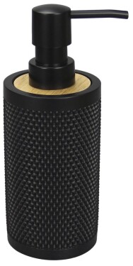 AQUALINE - NOIR dávkovač mýdla na postavení, černá N6019