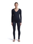 ICEBREAKER Wmns Merino 260 Tech LS V Neck, Midnight Navy (vzorek) velikost: S