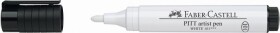 Faber-Castell Umělecký popisovač Pitt Artist Pen Big 2,5 mm - bílý