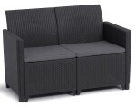 Keter MARIE 2 SEATERS SOFA - grafit