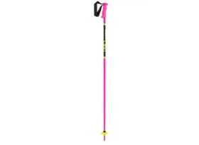 Leki Racing Kids dětské sjezdové hole Neon Pink/Black/Neon Yellow 105 cm