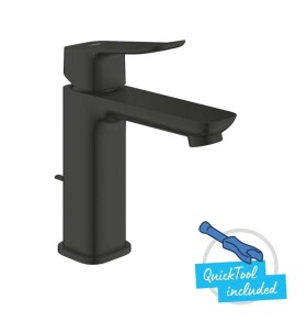 GROHE - Dice Umyvadlová baterie s výpustí, matná černá 1018322430