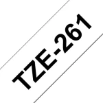Brother TZE-261 / Páska na štítky / černý tisk / bílý podklad / 36 mm / 8 m (TZE-261)