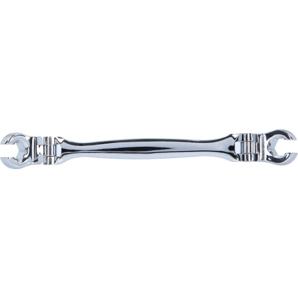 KS Tools 518.0529 Otevřený oboustranný očkový klíč, s dvojitým kloubem, 12 x 13 mm