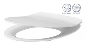 CERSANIT - WC SEDÁTKO MODUO/DELFI SLIM DUR SOFTCLOSE EO K98-0138