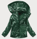 Lesklá zelená dámská bunda model 15234692 Zelený 6&8 Fashion