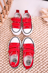 Dětské Tenisky Na Suchý Zip BIG STAR HH374202 červené 17