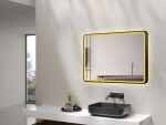 Zrcadlo se senzorem SAT Vision 100x70 cm černá SATZVI70100CE SATZVI70100CE