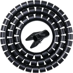 ZOY Kabelová spirála na kabely 28 mm / Organizér kabelů / Průměr 28 mm / Délka 5 m (ZO8S5)
