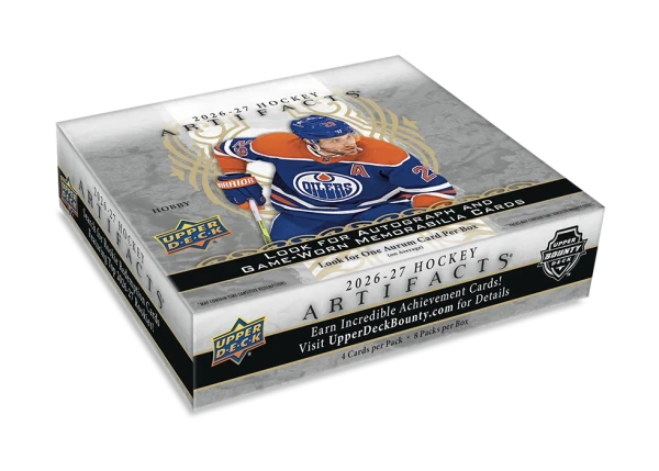 Hokejové karty NHL 2026-27 Upper Deck Artifacts Hockey Hobby Box