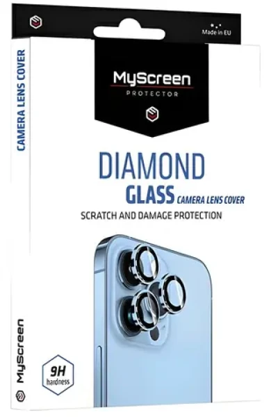 MyScreen Diamond Glass / Ochranné sklo fotoaparátu / Apple iPhone 14 Pro/14 Pro Max / černá (MD6863 DGCLC BLACK)