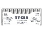 TESLA SILVER+ alkalická mikrotužková baterie AAA (LR03) 10 ks / fólie (1099137215)