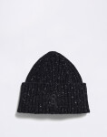 Armedangels Tweed Knit Hat 3883 black tweed