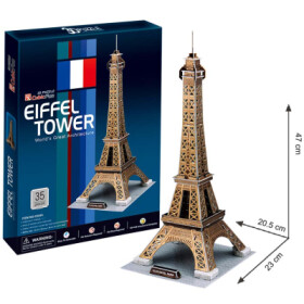 Puzzle 3D Eiffelova věž dílků