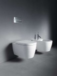 DURAVIT - ME by Starck Závěsné WC, sedátko SoftClose, Rimless, alpská bílá 45290900A1