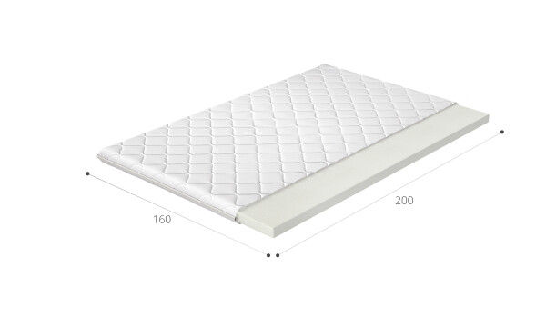 Topper T30 na matraci Rozměr: 160 x 200 cm, Potah: Hypoalergenní potah