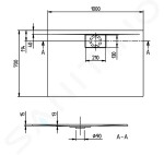 VILLEROY & BOCH - Architectura MetalRim Sprchová vanička, 700x1000 mm, VilboGrip, alpská bílá UDA1070ARA215GV-01