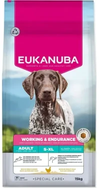 Eukanuba Special Care Adult Working Endurance 15 kg / Granule pro psy / Aktivní psi / Kuřecí a krůtí (174-196077)