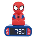 Lexibook 3D svítící bluetooth budík s reproduktorem Spiderman - Alltoys Lexibook