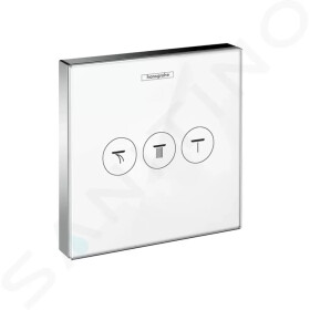 HANSGROHE - Shower Select Ventil pod omítku pro 3 spotřebiče, bílá/chrom 15736400