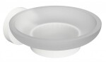 SAPHO - X-ROUND WHITE mýdlenka, mléčné sklo, bílá mat XR803W