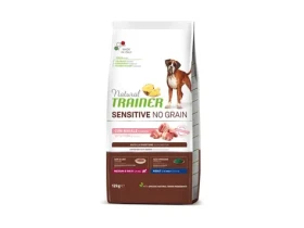 Trainer Natural Sensitive dog NO GRAIN M/M vepřové 12kg / Kompletní krmivo pro dospělé psy středních a velkých plemen (8059149277790)