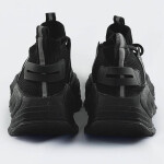 Černé dámské textilní tenisky sneakers (RA16) černá XL (42)