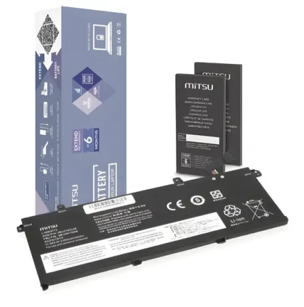 Baterie L18M3P73 pro Lenovo ThinkPad T490/T495/P43s/P14s / Baterie pro notebook / 11,55 V / 4350 mAh / 50 Wh (BC/LE-T490)
