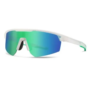VeyRey Sportovní polarizační sluneční brýle Monoal bílá obruba zelená skla (8596545423845)