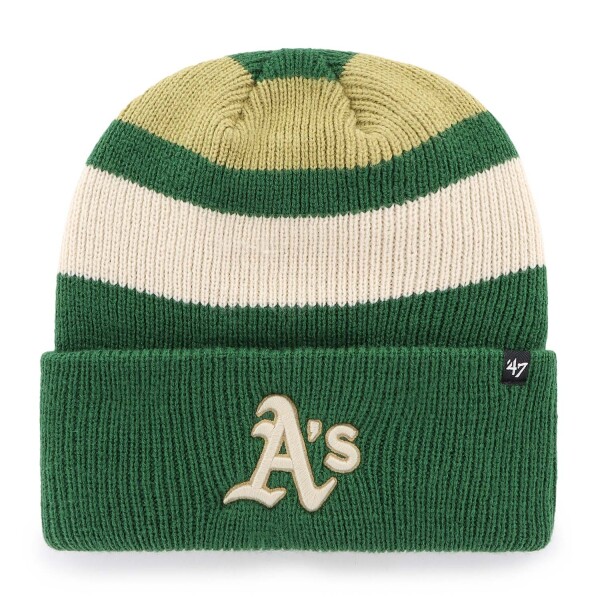 47 Brand Pánská zimní čepice Oakland Athletics MLB Athletics Clubhouse Jennings