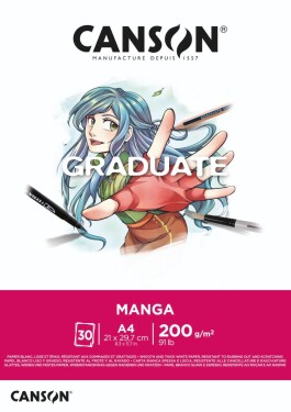 Canson Graduate Manga lepený A4 30l 200g