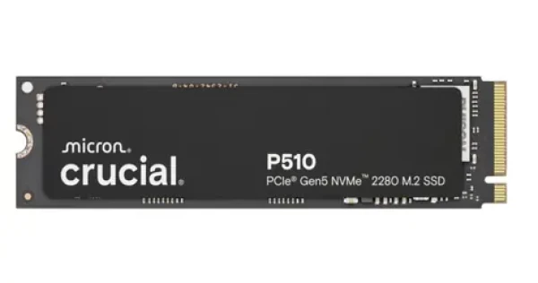 Crucial P510 2TB / M.2 SSD 2280 / PCIe 5.0 / R:11000MBs / W:9500MBs / 5y (CT2000P510SSD8)