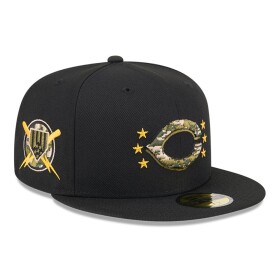 New Era Pánská kšiltovka Cincinnati Reds MLB 2024 Authentic Armed Forces 59FIFTY Fitted Velikost: 7 1/8