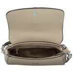 Módní dámská koženková kabelka na rameno Asmara, béžová