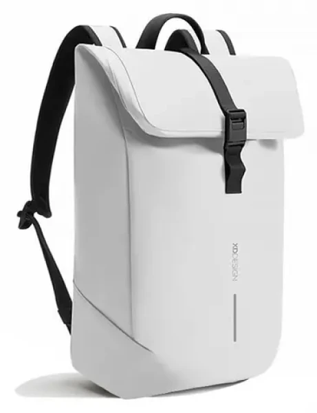 XD Design Urban Flap-Top bílá/šedá / Batoh pro notebook / do 16" / 18–23 L / voděodolný (P706.2613)