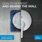 GROHE - QuickFix Start Sprchový set pod omítku, průměr 25 cm, 2 proudy, chrom 25292000