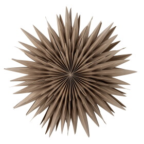 Bloomingville Závěsná svíticí hvězda Elijas Brown 50 cm, hnědá barva, papír