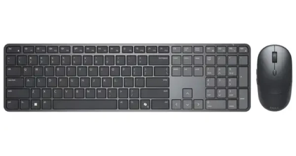 Dell KM726 HU černá / Set bezdrátové klávesnice a myši / Maďarský layout / 2.4 GHz / Bluetooth / 6000 DPI (580-BDHS)