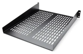 StarTech Police do racku 2U černá / Police do racku / 19" / nosnost 22,6 kg / hloubka 55,9 cm (CABSHELF22V)