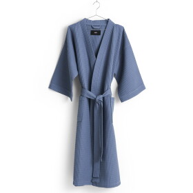 HAY Župan Waffle Dusty Blue, modrá barva, textil