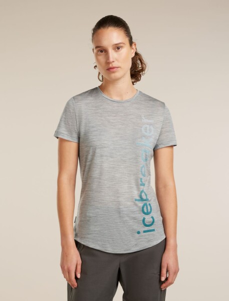 Dámské merino triko s krátkým rukávem ICEBREAKER Wmns 125 Cool-Lite Sphere SS Tee Vert, Metro Hthr velikost: L