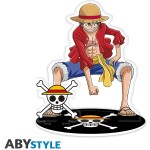 One Piece set Hrnek 320 ml + 2D figurka + pohlednice - Luffy