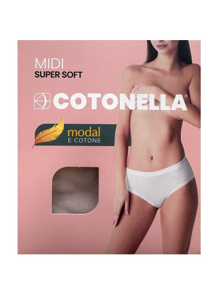 Kalhotky Cotonella ADD07 Midi Modal M-3XL cipria 3xl