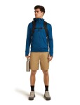 ICEBREAKER Mens Mer 260 Quantum IV LS Zip Hoodie, Atlantis velikost: S